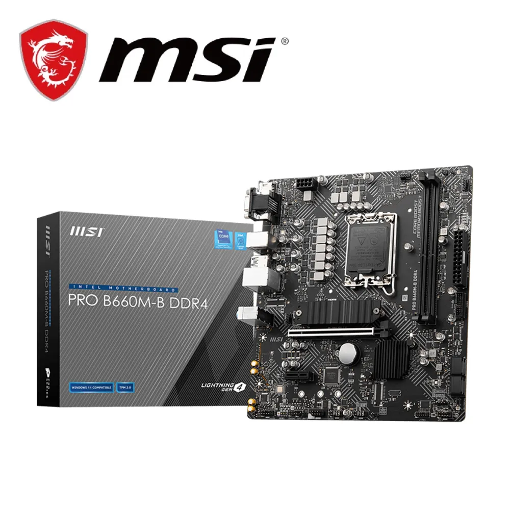 微星 PRO B760M-B 主機板+威剛 D5 8GB 4800 DDR5 記憶體(M+D5R 組合包) 歷史價格詳細信息