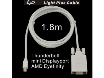Thunderbolt DisplayPort Display Port DP To VGA Adapter Cable 歷史價格詳細信息
