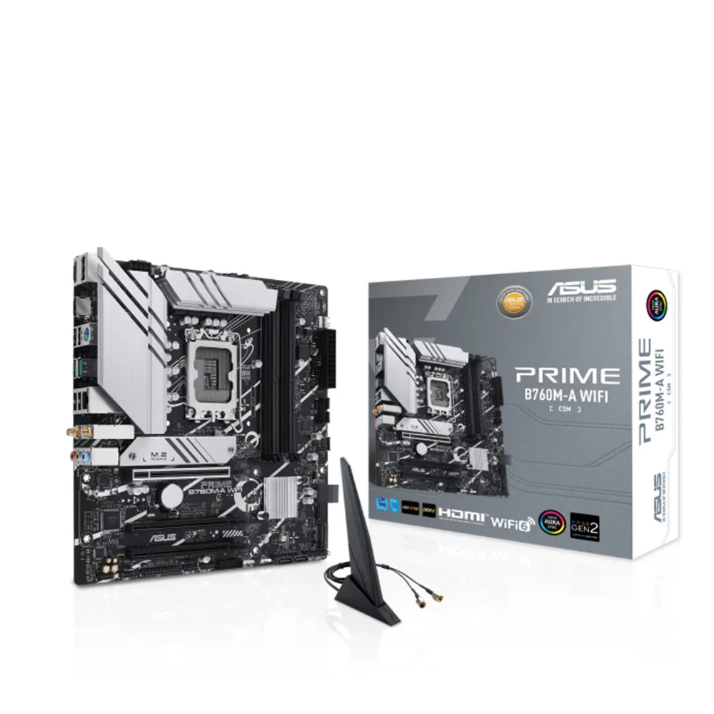 華碩Prime B760M AYW WiFi D4 D5 哎喲喂主板搭配12400F 套裝 歷史價格詳細信息