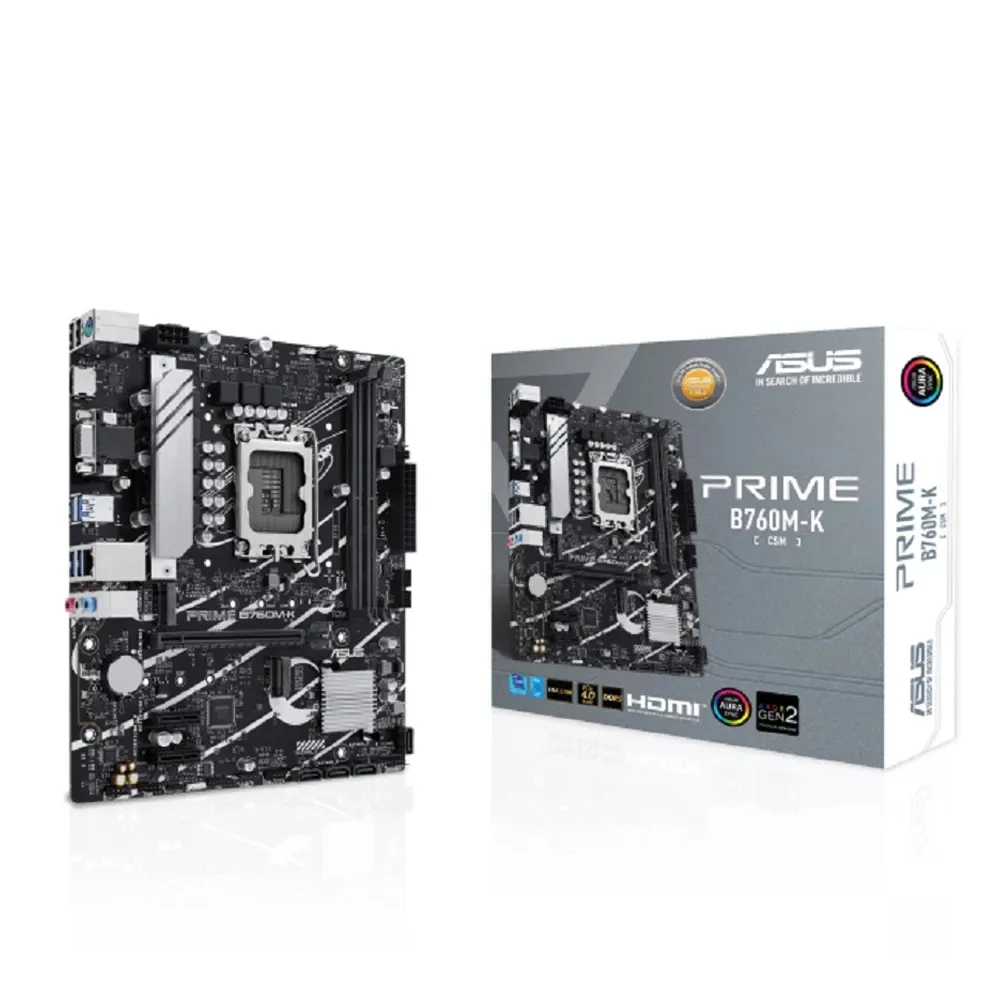 華碩Prime B760M AYW WiFi D4 D5 哎喲喂主板搭配12400F 套裝 歷史價格詳細信息