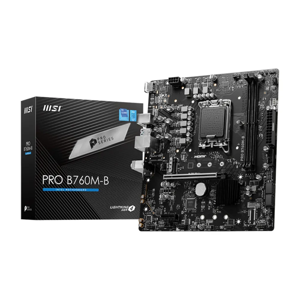 微星 PRO B760M-B 主機板+威剛 D5 8GB 4800 DDR5 記憶體(M+D5R 組合包) 歷史價格詳細信息