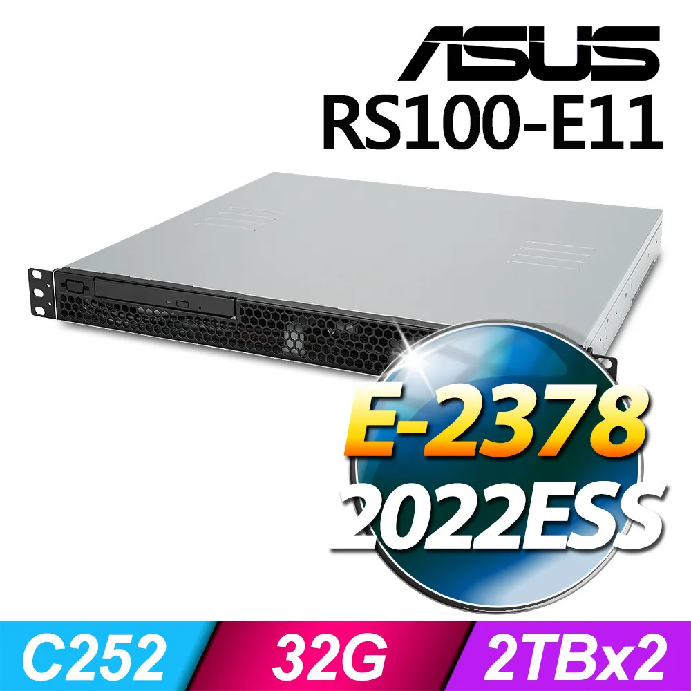 (商用)ASUS RS100-E11 伺服器(E-2378/32G/4T/FD) 歷史價格詳細信息