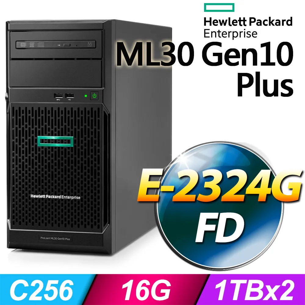 (商用)HPE ML30 Gen10 Plus 伺服器(E-2378/32G/8T/FD) 歷史價格詳細信息