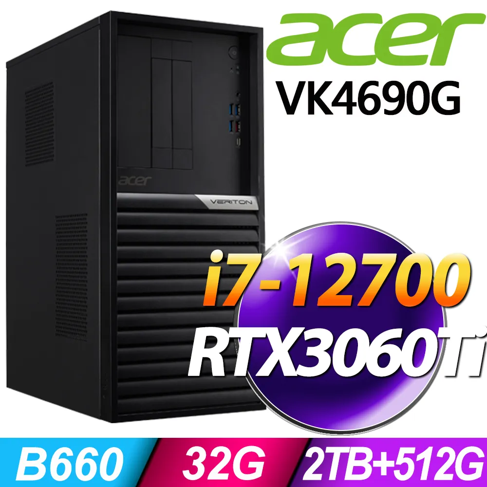 (商用)Acer Veriton VM4690G (i3-12100/8G/1TB+256G SSD/W11P) 歷史價格詳細信息