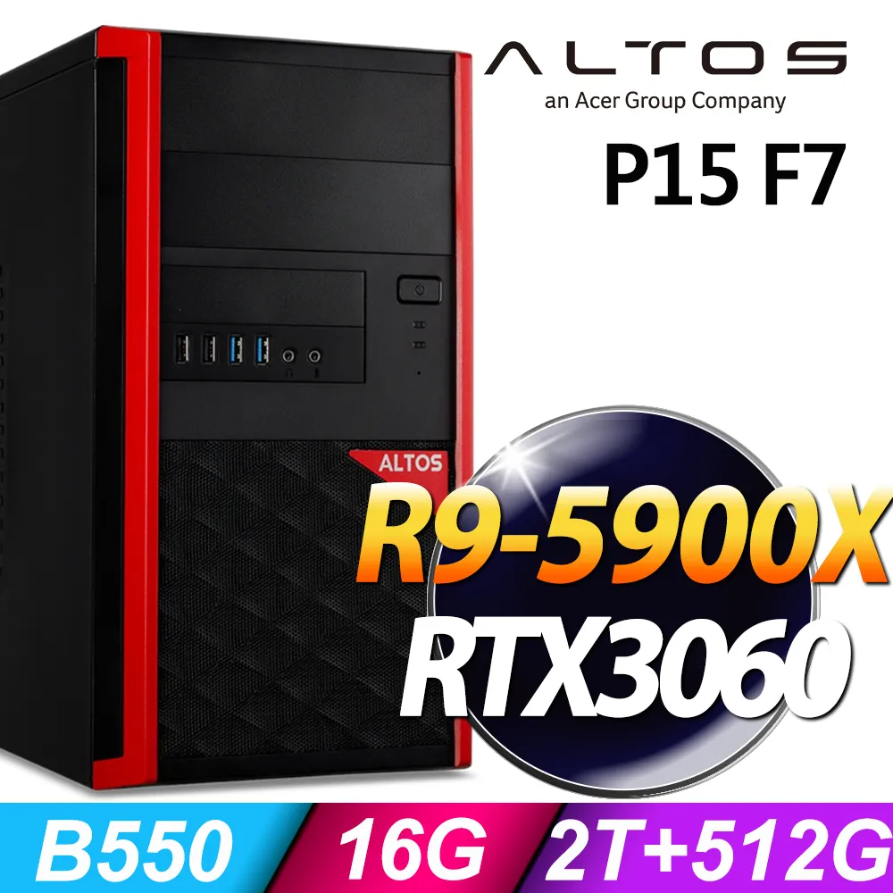 (商用)Acer Altos P15F7 (R9-5900X/32G/2TB+2TB SSD/RTX3090-24G/W11P) 歷史價格詳細信息