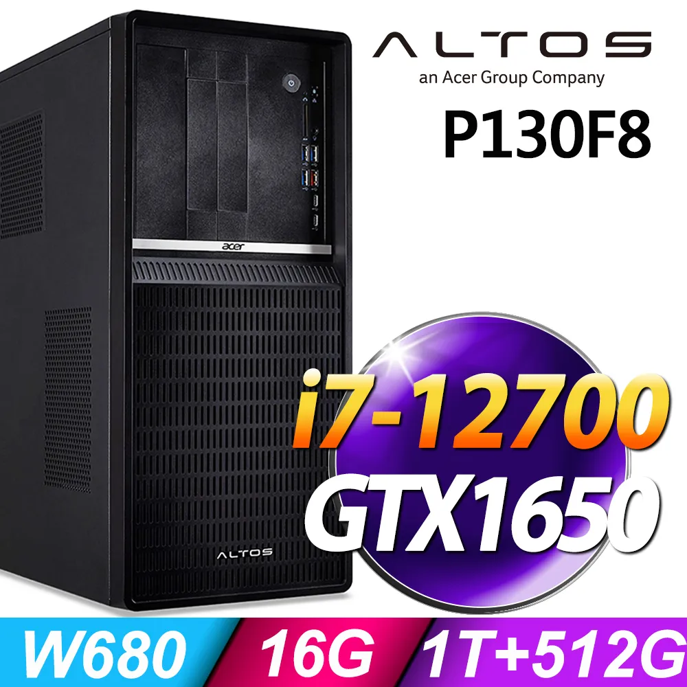 (商用)Acer Altos P130 F8(i7-12700/32G/1TB SSD/RTX3090/W11P) 歷史價格詳細信息
