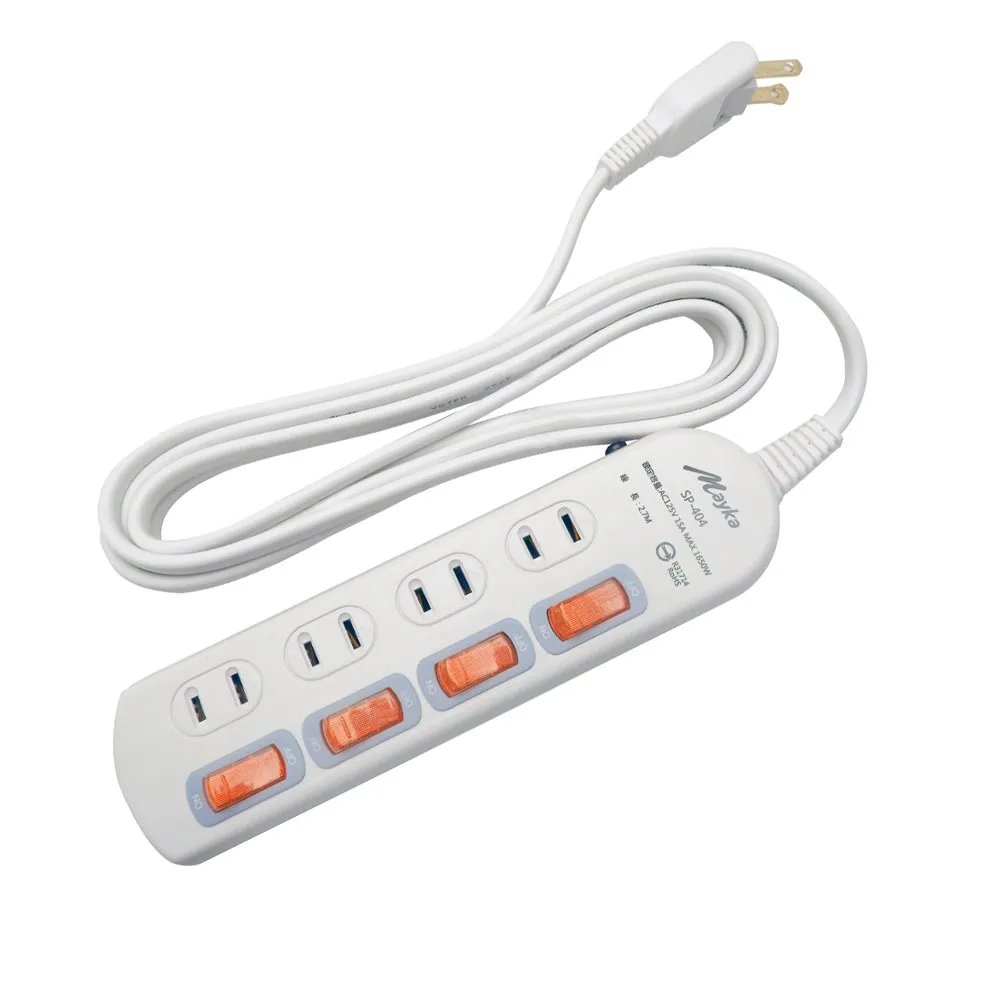 【明家Mayka】SP-604-4 3孔1開6插4尺 延長線1.2m 歷史價格詳細信息