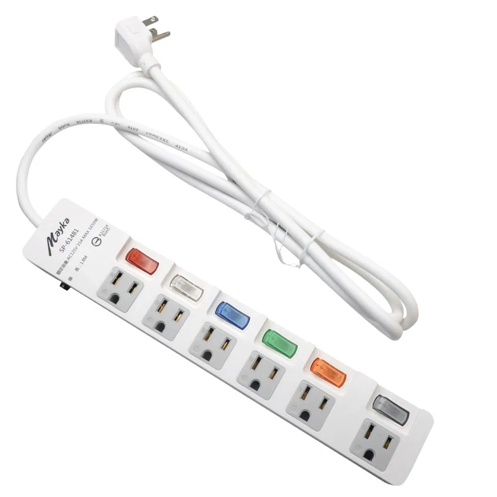 【明家Mayka】SP-604-4 3孔1開6插4尺 延長線1.2m 歷史價格詳細信息