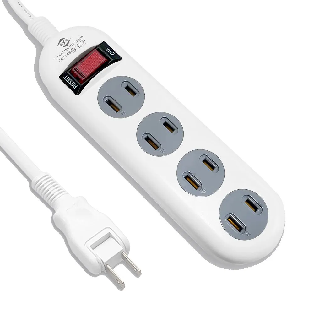 【威電】CK-2143-6 2孔1開4座 延長線 6尺/1.8M 歷史價格詳細信息