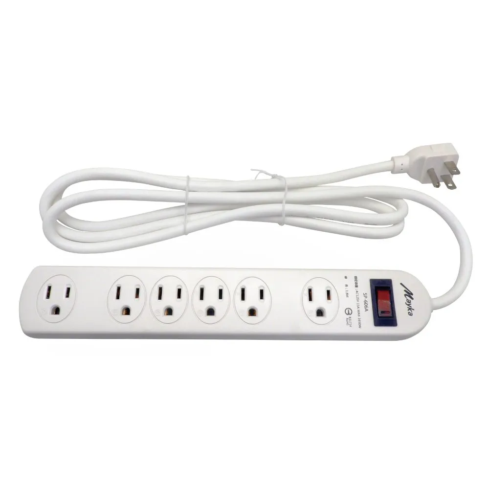 【明家Mayka】3孔2插2開關雷擊突波保護插座接頭(SL2201) 歷史價格詳細信息