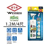 威電 三開三插座電源線 15尺 CK-2331-15 歷史價格詳細信息