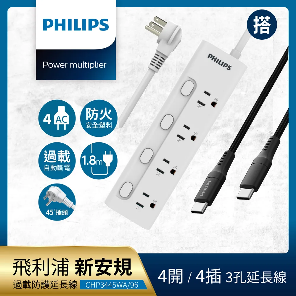 【PHILIPS】 【飛利浦】 2開2插 壁插 附開閉壁插 台灣製造 新安規 公司貨 買多省多 歷史價格詳細信息