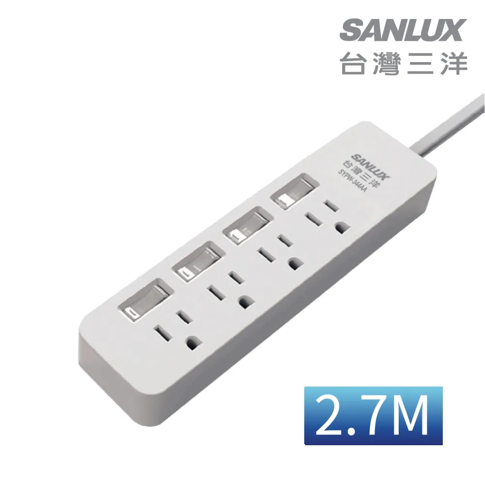 SANLUX 台灣三洋 SYPW-221A 180度 2pin 單開一對二 延長線 0.43M 歷史價格詳細信息