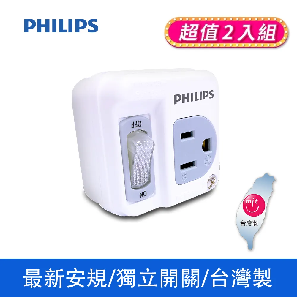 PHILIPS CHP3020W 2開2插電腦壁插兩入 歷史價格詳細信息