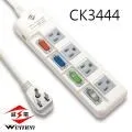 【1入】威電 CK2142 過載斷電1開4座 15 尺延長線 歷史價格詳細信息