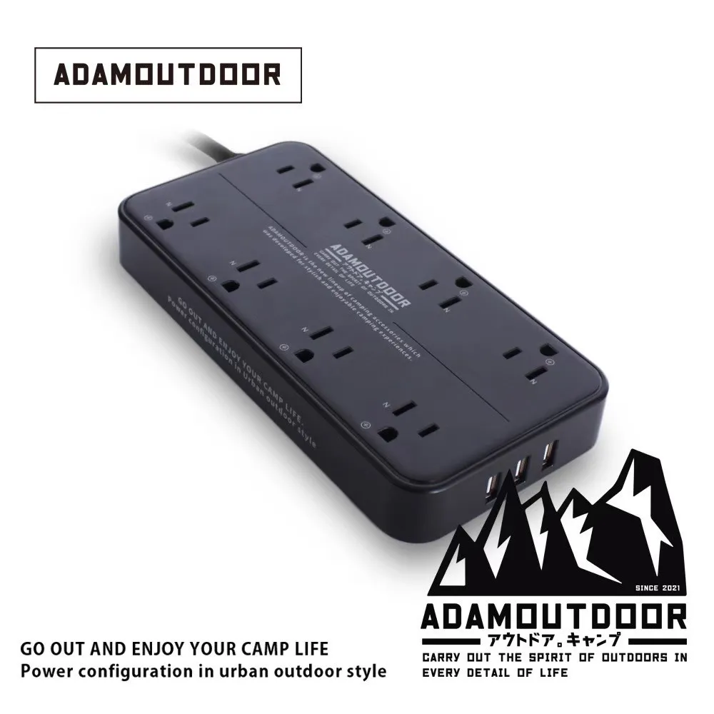 ADAMOUTDOOR 4座USB延長線1.8M(ADPW-PS3413UBK)黑 歷史價格詳細信息