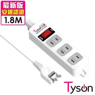 Tyson太順電業 TS-214AS 2孔1切4座延長線(轉向插頭)-2.7米 歷史價格詳細信息