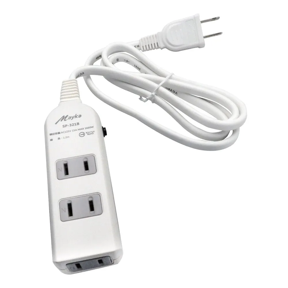 【明家Mayka】SP-321B-6 2孔3插6尺 延長線1.8m 歷史價格詳細信息