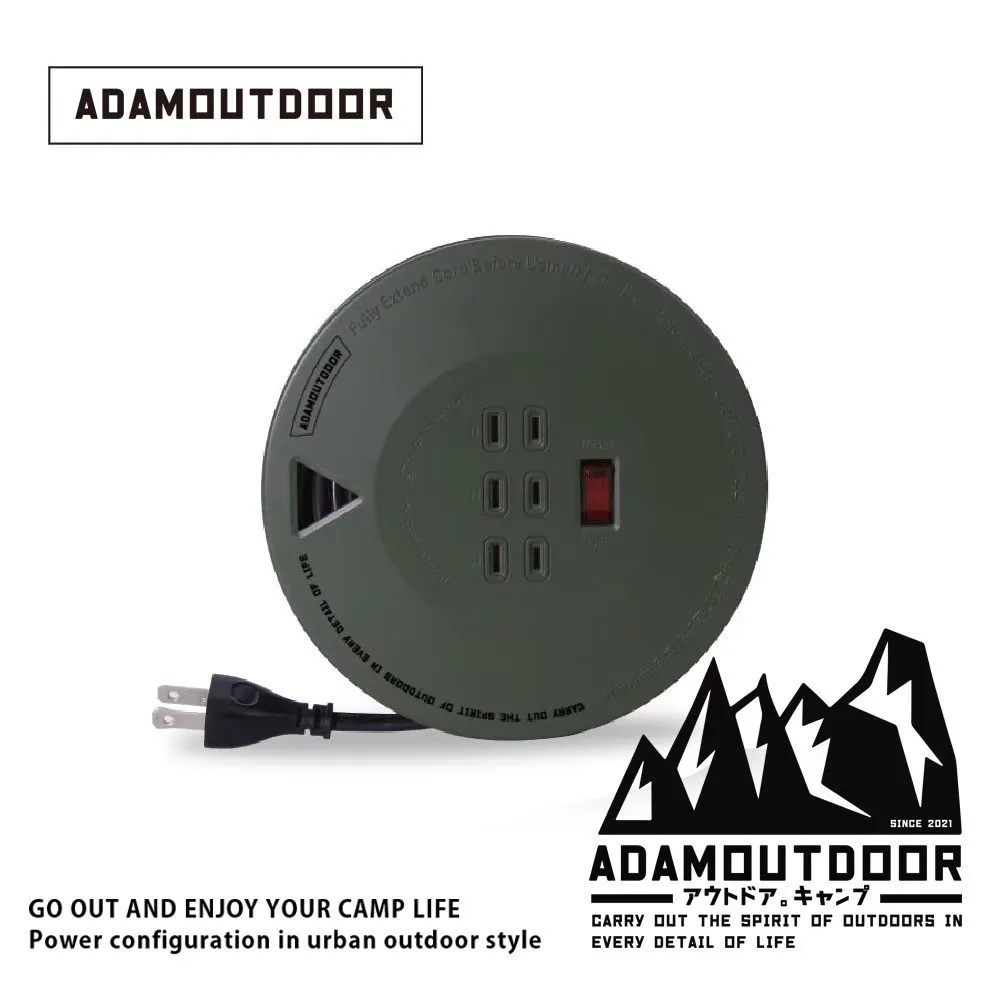 ADAMOUTDOOR迷你輪座式延長線6.3M(ADPW-23163M)綠 歷史價格詳細信息