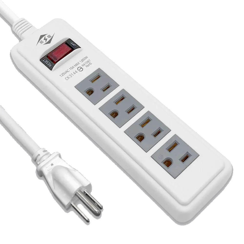 【威電】CK-3543-6 3孔5開4座 防雷擊 突波 電腦線 延長線 6尺/1.8M 歷史價格詳細信息