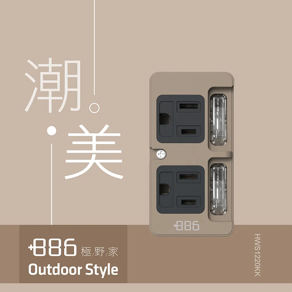 +886 [極野家] 2開2壁插/防雷擊 三色任選 加購品 歷史價格詳細信息