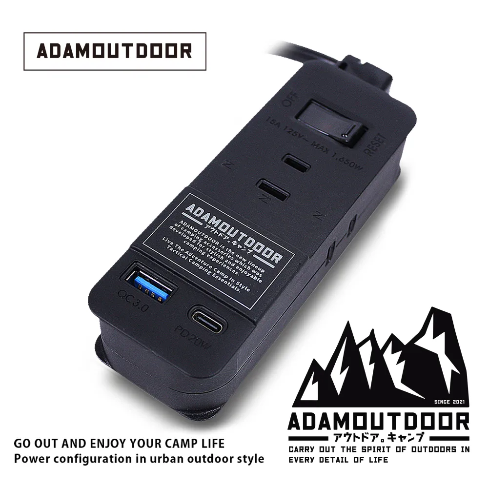 ADAMOUTDOOR｜3座擴充QC/PD壁插(ADPW-CE23QP2WC-BK) 黑色 歷史價格詳細信息