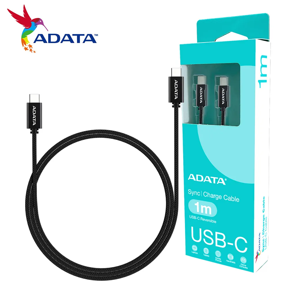 ADATA 威剛 USB-C to USB-C 100W 1M 編織充電傳輸線 支援i15/安卓/Switch/筆電快充 歷史價格詳細信息