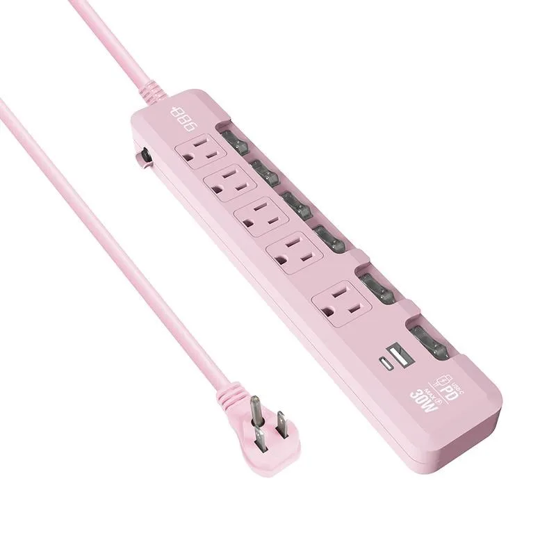 +886 [極野家] 6開5插USB+Type C PD 30W 快充延長線 1.8米 (迷霧灰) HPS1653SB 歷史價格詳細信息