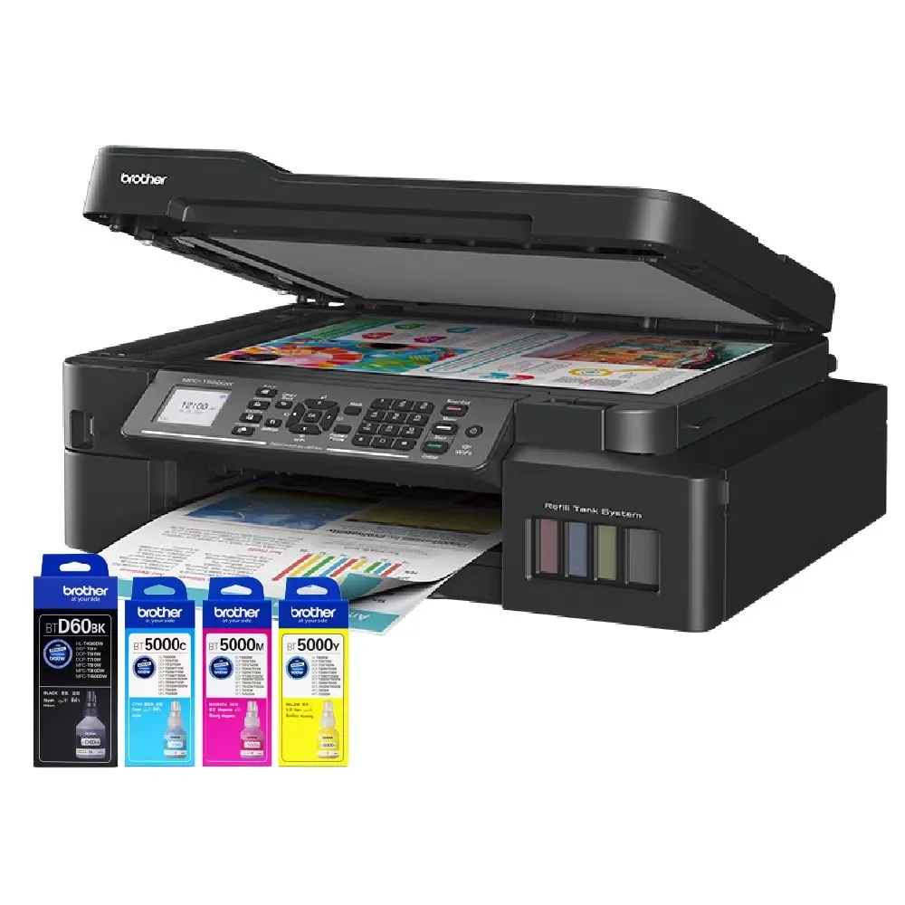 Brother MFC-T920DW 連供雙面商用無線傳真事務機+Brother BTD60BK 原廠黑色墨水X1 歷史價格詳細信息