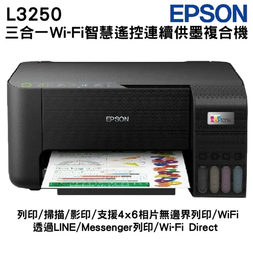 EPSON L3250三合一Wi-Fi 智慧遙控連續供墨複合機 歷史價格詳細信息