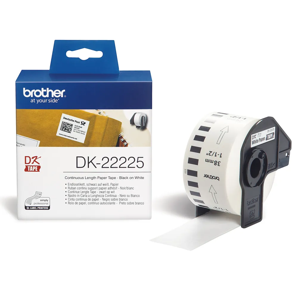 【三入組】brother 連續型標籤帶 DK-44605 ( 黃底黑字 62mm ) 歷史價格詳細信息