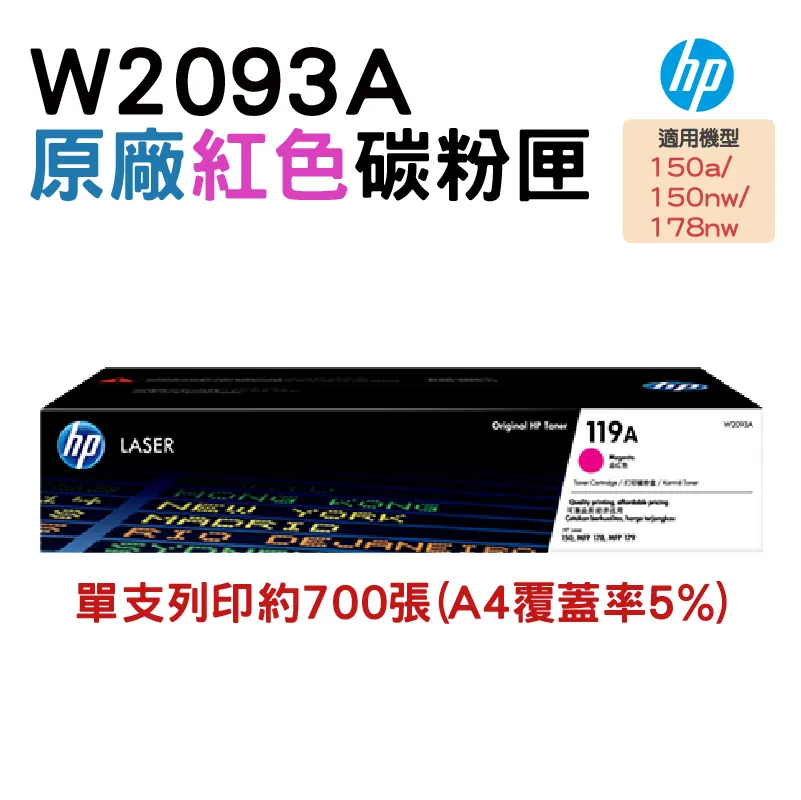HP 119A W2092A 原廠黃色碳粉匣 歷史價格詳細信息