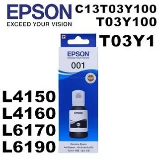 【EPSON】001 T03Y400 黃色 高印量副廠墨水 適用 L4150 L4160 L6170 L6190 歷史價格詳細信息