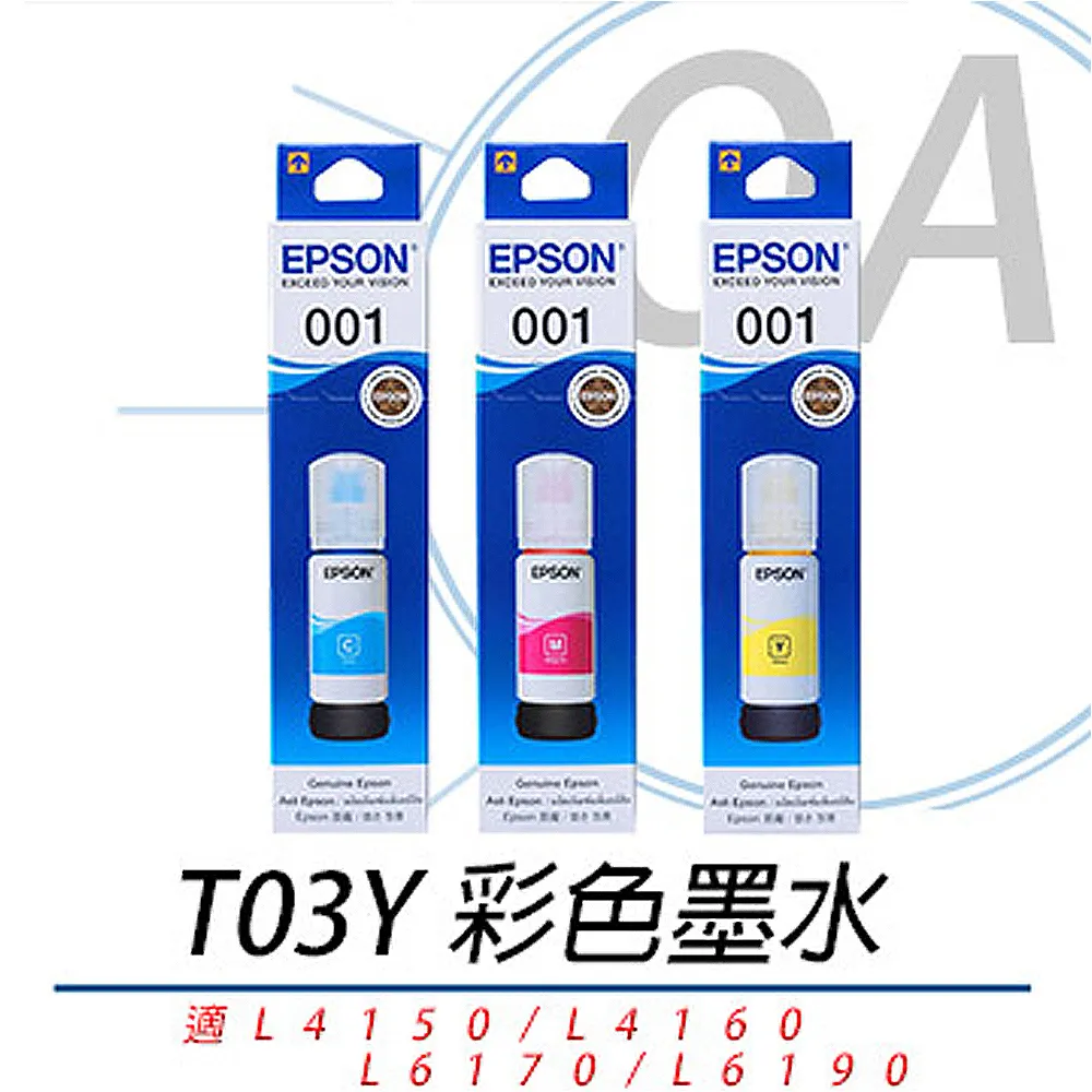 EPSON墨水 T03Y100~T03Y400/連供墨水/L4150/L4160/L6170/L6190 歷史價格詳細信息