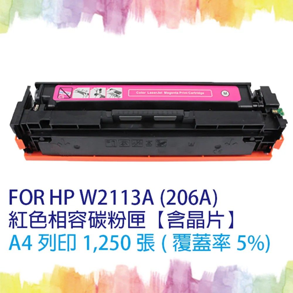 HP W2113A (206A)紅色全新副廠碳粉匣(內建全新晶片:可以顯示碳粉正確實際存量)M283fdw/M255dw 歷史價格詳細信息