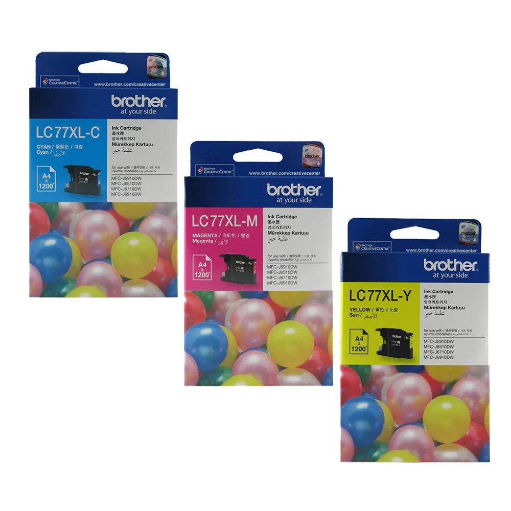 Brother LC77XL-Y  原廠超大容量黃色墨水匣 歷史價格詳細信息