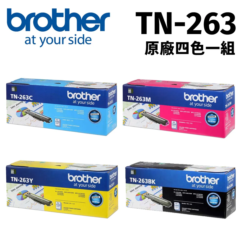 【Brother】TN-263BK 原廠標準容量黑色碳粉匣 歷史價格詳細信息