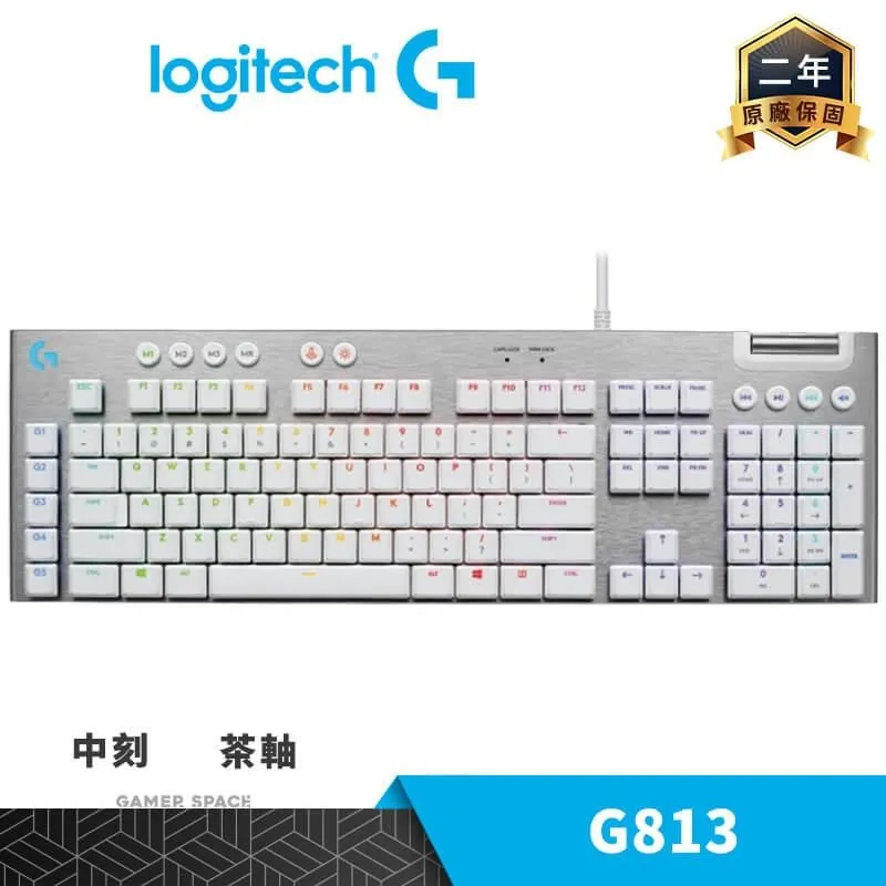 Logitech 羅技 G813  機械式 電競鍵盤 青軸/RGB/薄型GL鍵軸/自訂功能 歷史價格詳細信息