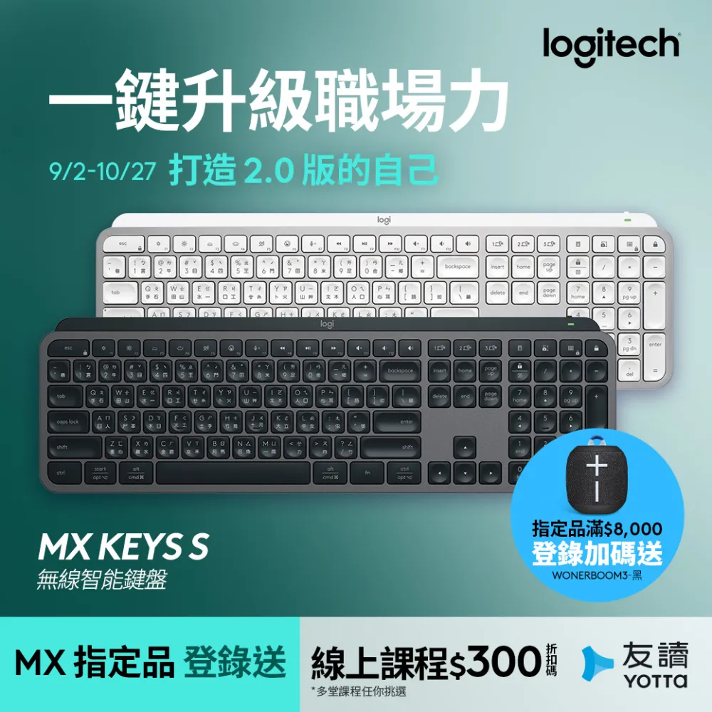 羅技 MX 珍珠白超值鍵鼠組-Master 3S+KEYS S 歷史價格詳細信息