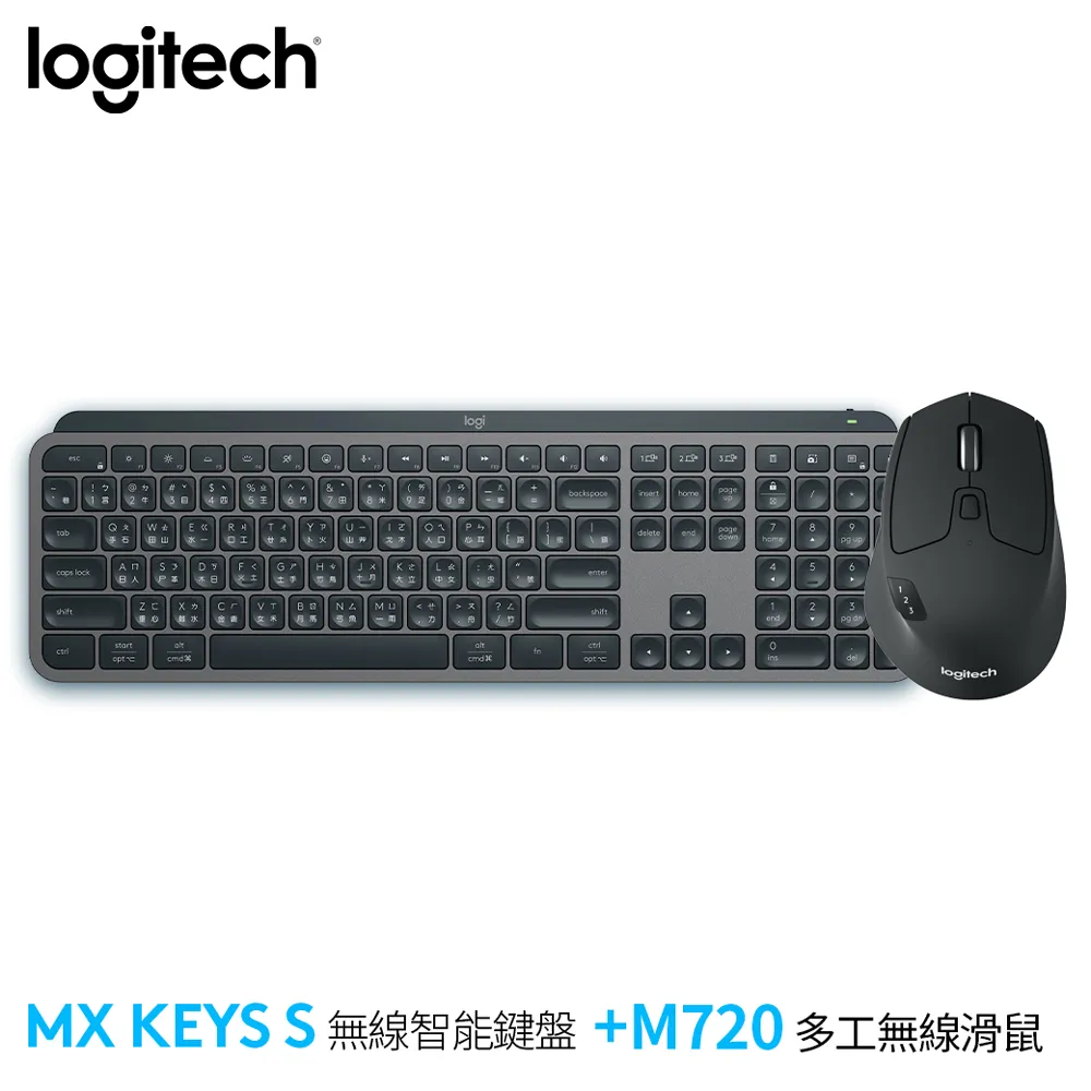 羅技 無線鍵鼠組-MX Mechanical 鍵盤 Mini - 茶軸+M720 多工無線滑鼠 歷史價格詳細信息