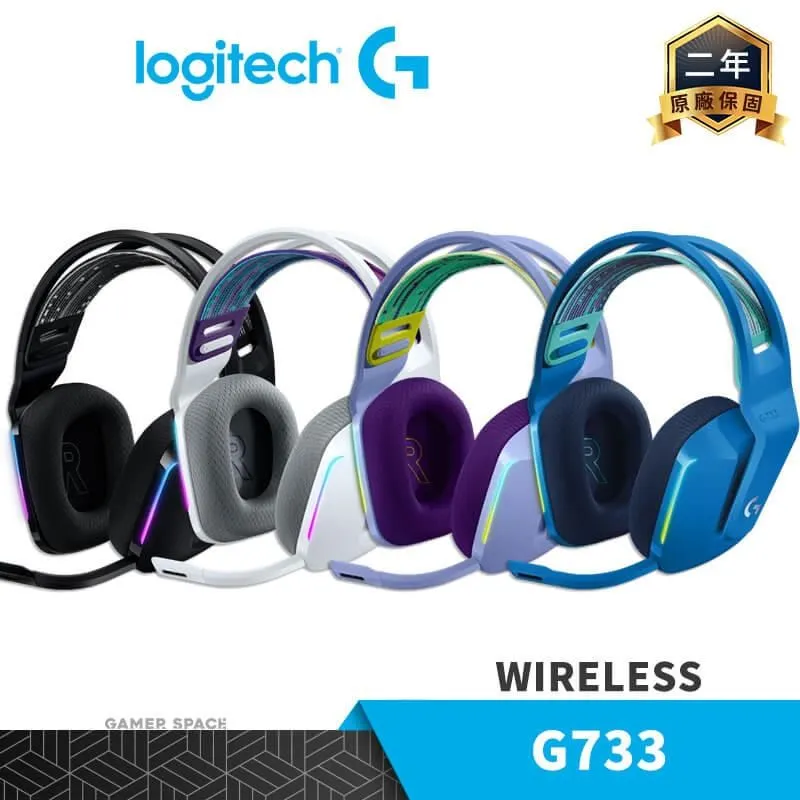 Logitech G733 LIGHTSPEED 無線 RGB 遊戲耳機麥克風 黑/白 /RGB/環繞 歷史價格詳細信息