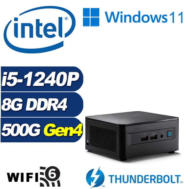(DIY)封神魔導W INTEL NUC迷你電腦(i5-1240P/8G/1TB M.2 PCIe SSD/Win11) 歷史價格詳細信息