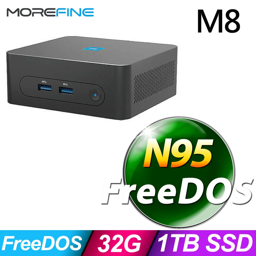 【MOREFINE】M8 迷你電腦(Intel N100 3.4GHz/8G/256G/Win 11) 歷史價格詳細信息