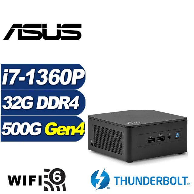 (DIY)疾速判官BW ASUS 華碩 NUC迷你電腦(i7-1360P/32G/2TB M.2 PCIe SSD/Win11) 歷史價格詳細信息