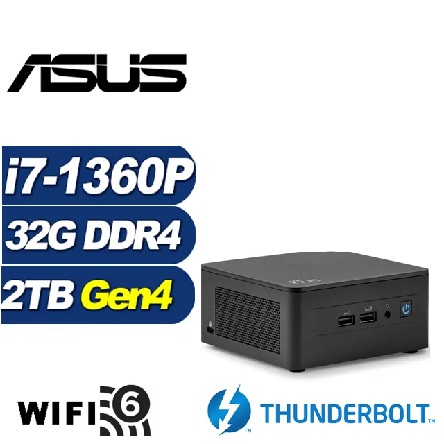 (DIY)疾速判官BW ASUS 華碩 NUC迷你電腦(i7-1360P/32G/2TB M.2 PCIe SSD/Win11) 歷史價格詳細信息
