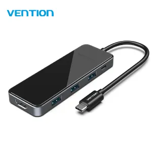 VENTION 威迅 THP系列 Type-C 轉HDMI+USB3.0*3+PD 5in1 多功能HUB 公司貨 歷史價格詳細信息