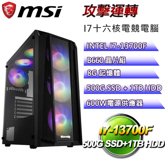 (DIY)微星B660平台【十二經脈】GeForce RTX 4070 獨顯電玩機(i5-13400F/16G/512G_M.2) 歷史價格詳細信息