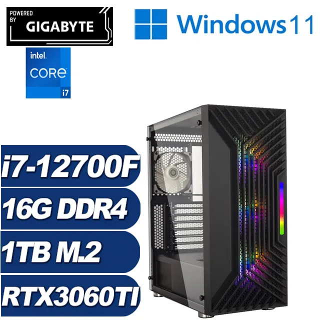 (DIY)聖堂中校W(i7-12700F/技嘉B760/16G/1TB M.2/RTX 3060TI/Win11) 歷史價格詳細信息