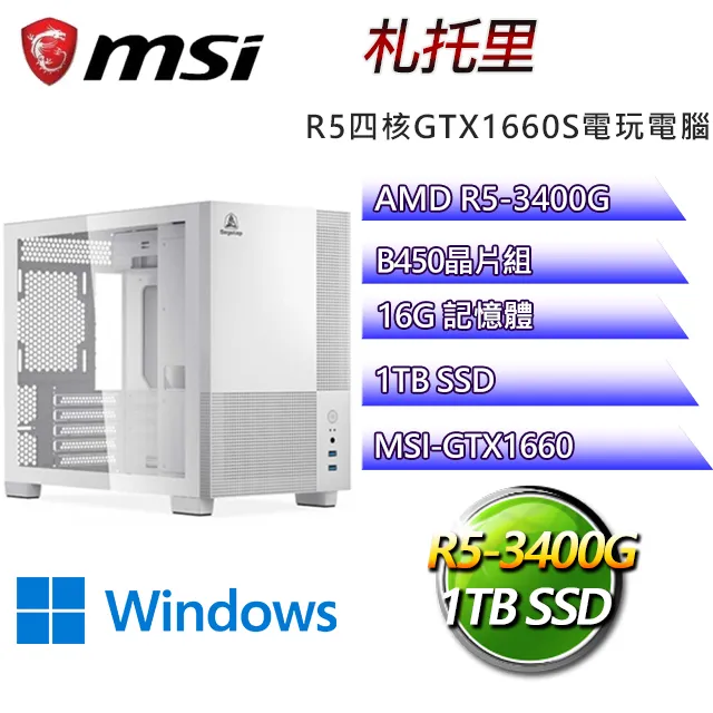 微星B450平台【希里奧斯W】 R5四核GTX1650辦公電腦(R5-3400G/B450/GTX1650/64G/500G SSD/WIN11H) 歷史價格詳細信息