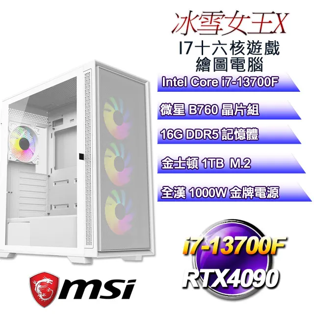 (DIY)冰雪千層塔Z W(I5-14400F/微星B760/RTX4070 SUPER/32G/2TB  M.2/750W/WIN11) 歷史價格詳細信息